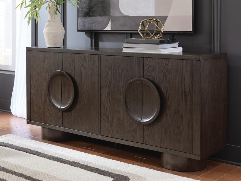 Veeda Dark Brown Accent Cabinet - A4000703