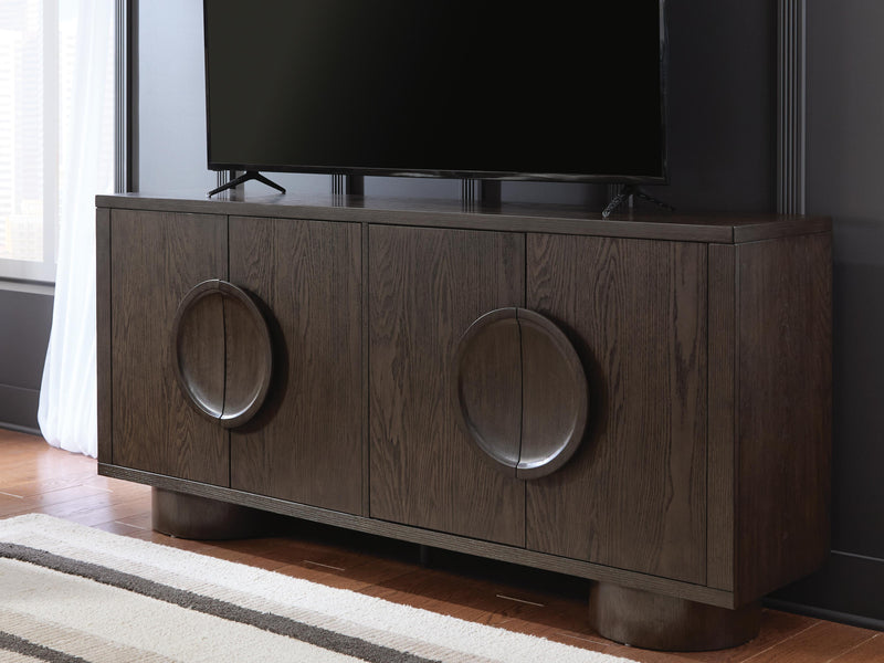Veeda Dark Brown Accent Cabinet - A4000703