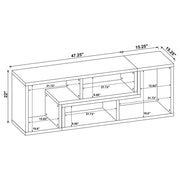 Velma Multipurpose TV Stand and Bookshelf White - 800330