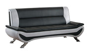 Veloce Black - White Living Room Set - Lara FurnitureLiving Room Set