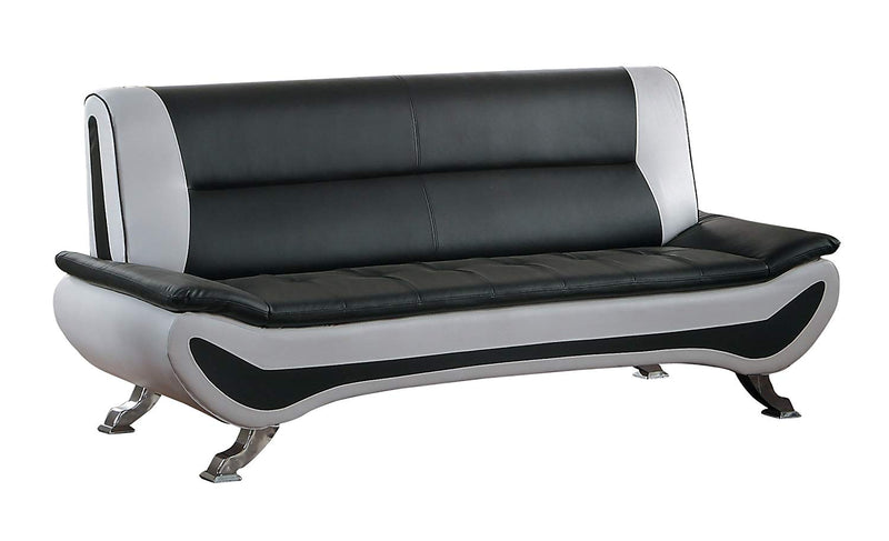 Veloce Black - White Living Room Set - Lara FurnitureLiving Room Set