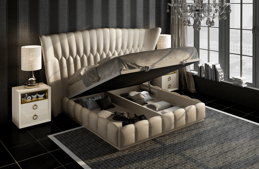 Velvet Bed Queen - Lara FurnitureQueen Bed