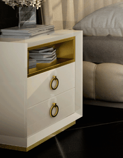 Velvet Nightstand - Lara FurnitureNightstand