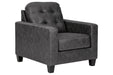 Venaldi Gunmetal Chair - Gate FurnitureAccent Chair