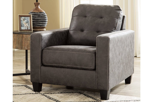 Venaldi Gunmetal Chair - Gate FurnitureAccent Chair