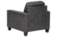 Venaldi Gunmetal Chair - Gate FurnitureAccent Chair