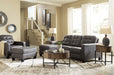 Venaldi Gunmetal Living Room Set - Gate FurnitureSectional