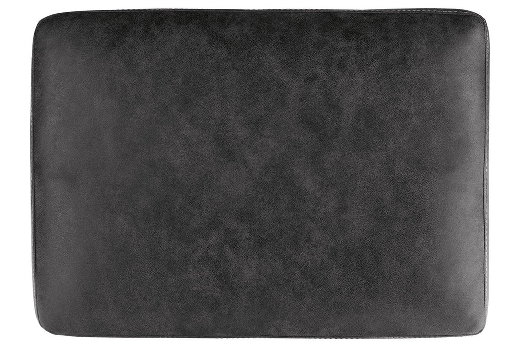 Venaldi Gunmetal Ottoman - Gate FurnitureOttoman