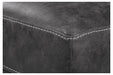 Venaldi Gunmetal Ottoman - Gate FurnitureOttoman