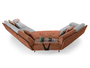 Venedik Sectional Sofa in Grey-Brick - 200-ELI-VEN-CB01-03-P9-07-S