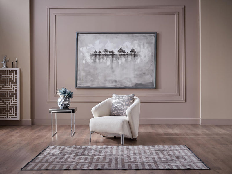 Venice S (Merit Cream) Living Room Set - Lara FurnitureLiving Room Set