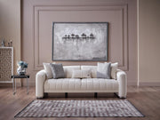 Venice S (Merit Cream) Living Room Set - Lara FurnitureLiving Room Set