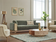 Venta Convertible Loveseat in Green - 200-SIM-VEN-CALVE14-2