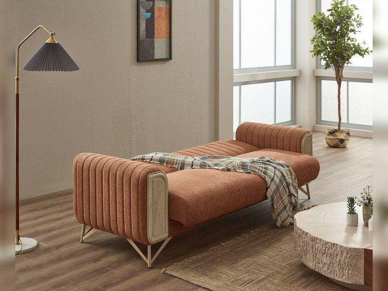 Venta Convertible Loveseat in Green - 200-SIM-VEN-CALVE14-2