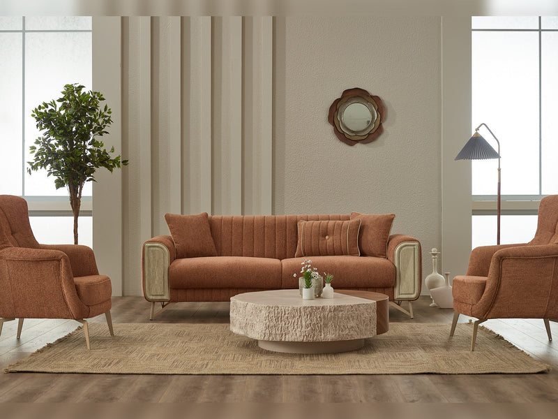 Venta Convertible Loveseat in Green - 200-SIM-VEN-CALVE14-2