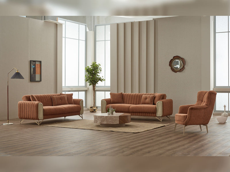 Venta Convertible Sofa in Brown - 200-SIM-VEN-CALVE10-3