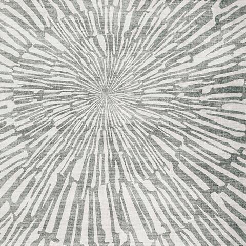 Verland Gray/White Washable 5' x 7' Area Rug - R407432