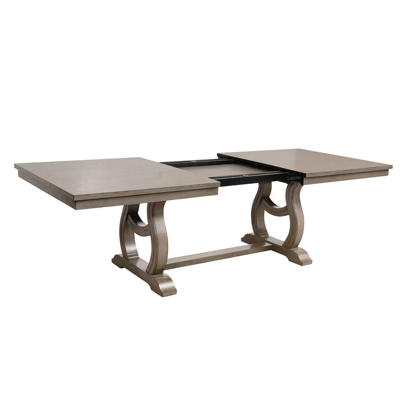 Vermillion Gray Cashmere Extendable Dining Set - Lara FurnitureDining Room Set