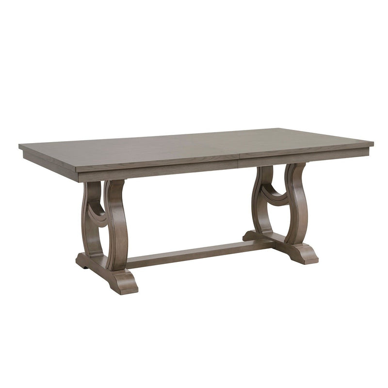 Vermillion Gray Cashmere Extendable Dining Set - Lara FurnitureDining Room Set