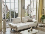 Verona 3-pieces (Sofa & Loveseat & Chair) Livingroom in Cream - 200-MAX-VER-GIR03-GIR05-321