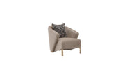 Veronica Love Seat (Silver Vizon) - Lara FurnitureLoveseat
