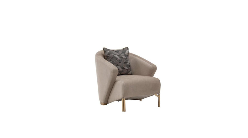 Veronica Love Seat (Silver Vizon) - Lara FurnitureLoveseat