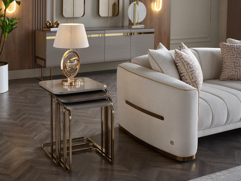 Veronica Nesting Table - Lara FurnitureEnd Table
