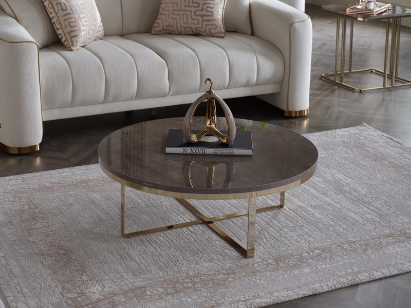 Veronica Round Coffee Table - Lara FurnitureCoffee Table