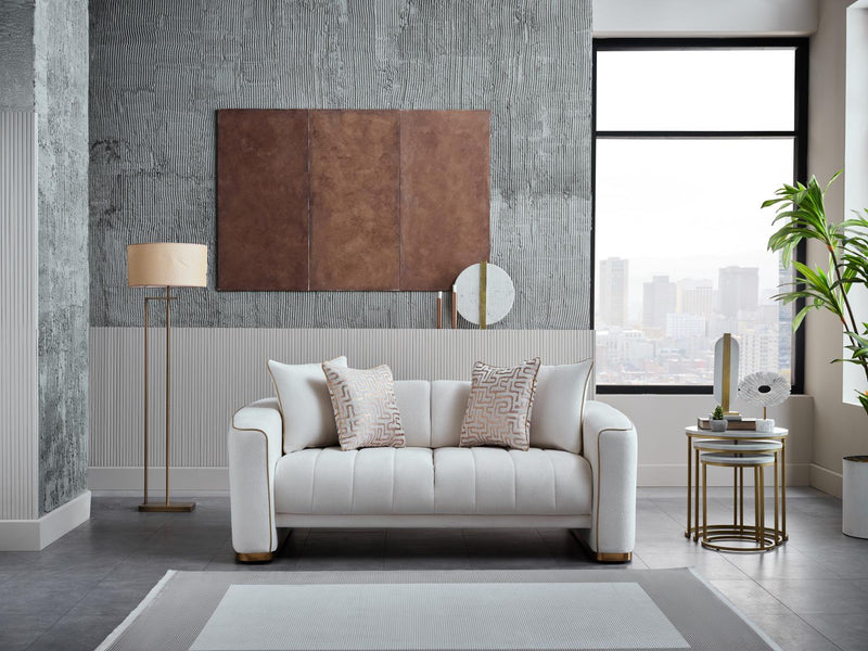 Veronica Sleeper (Merit Cream) Living Room Set - Lara FurnitureLiving Room Set