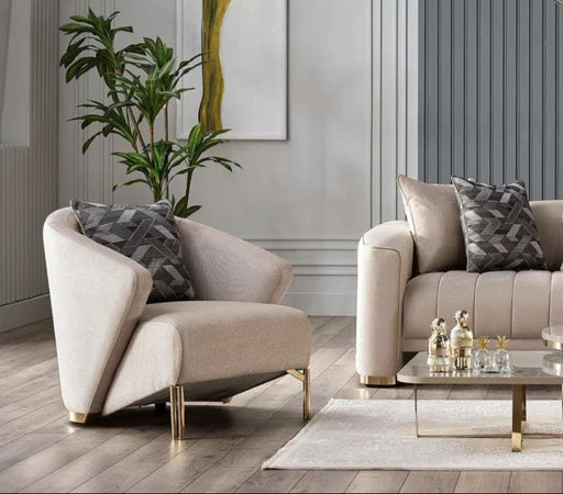 Veronica Sleeper (Silver Vizon) Living Room Set - Gate FurnitureLiving Room Set