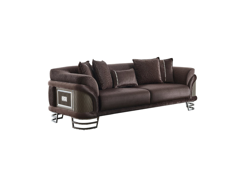 Versace Stationary Sofa Dark Grey in Dark Grey - 101-VER-STAR14245-3