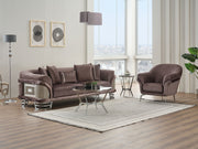 Versace Stationary Sofa Dark Grey in Dark Grey - 101-VER-STAR14245-3