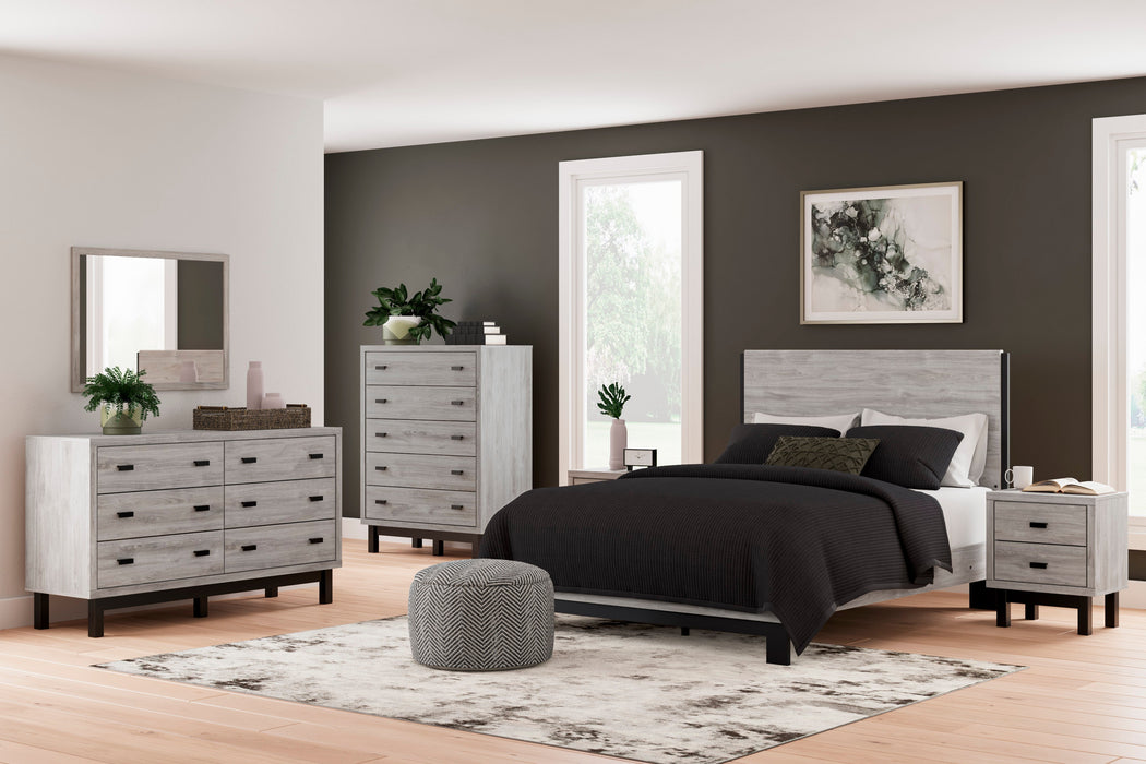 Vessalli Gray Panel Bedroom Set - Gate FurnitureBedroom Set