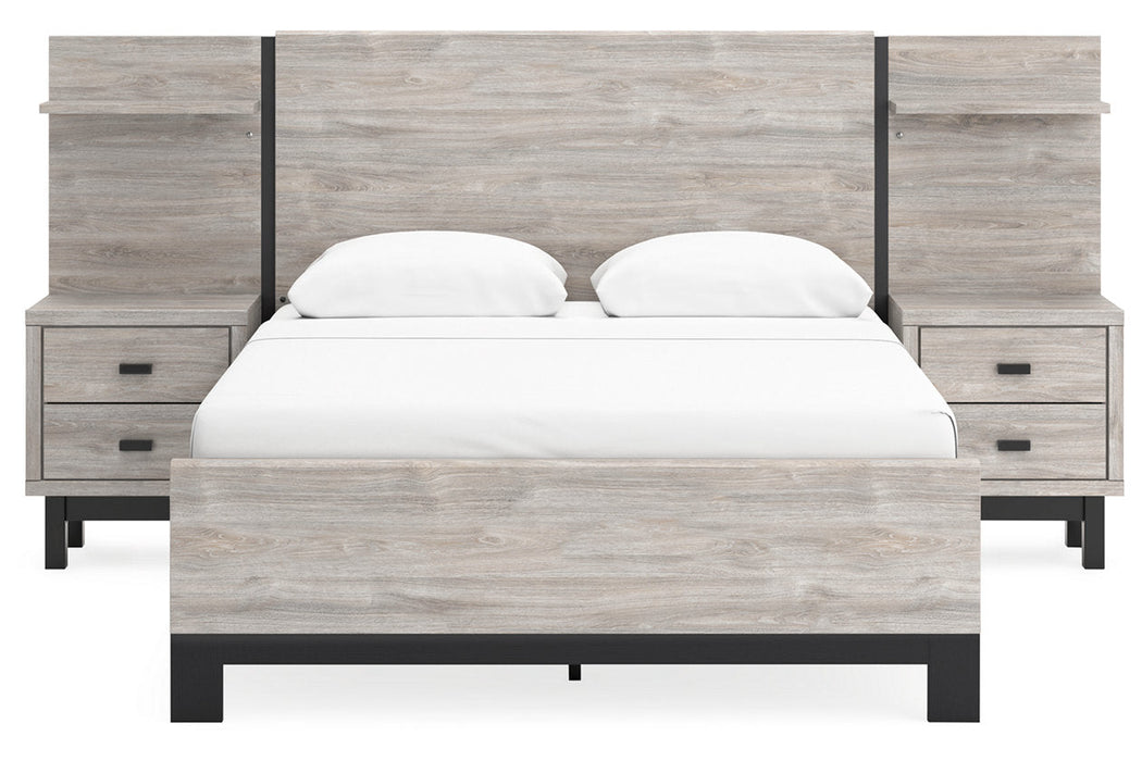 Vessalli Gray Panel Bedroom Set with Extensions - Gate FurnitureBedroom Set