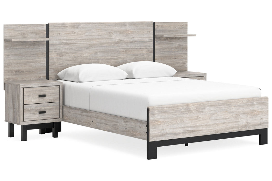Vessalli Gray Panel Bedroom Set with Extensions - Gate FurnitureBedroom Set
