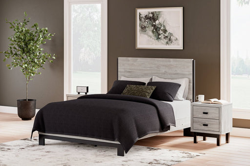 Vessalli Gray Queen Panel Bed - Gate FurnitureQueen Bed