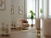 Veyron 3-pieces (Sofa & Loveseat & Chair) Livingroom Set in Beige - 200-SIM-VEY-STAR240-321