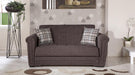 Victoria Love Seat Slpr (Andre Dark Brown) 3 Pieces - Gate FurnitureLoveseat