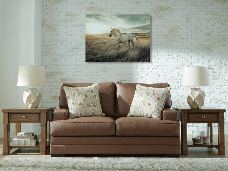 VillaCourt Caramel Loveseat - 7490935