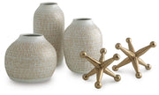 Vinburn White/Gold Finish Accessory Set (Set of 5) - A2C00213