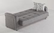 Vision 3 Seat Sleeper (Diego Gray) 1 Piece - Lara FurnitureSleeper Sofa