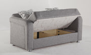 Vision 3 Seat Sleeper (Diego Gray) 1 Piece - Lara FurnitureSleeper Sofa