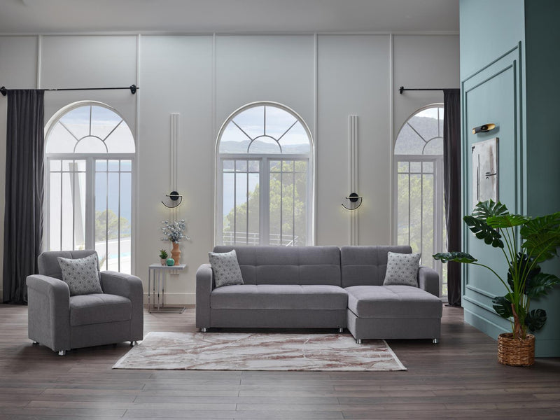 Vision Armchair (Koopsi Gray) - Lara FurnitureLiving Room Chair