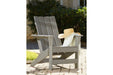 Visola Gray Adirondack Chair - Gate FurnitureAccent Chair