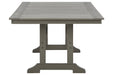 Visola Gray Outdoor Dining Table - Gate FurnitureDining Table