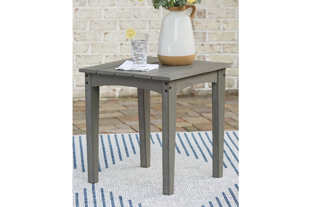 Visola Gray Outdoor End Table - Gate FurnitureEnd Table