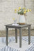 Visola Gray Outdoor End Table - Gate FurnitureEnd Table