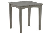 Visola Gray Outdoor End Table - Gate FurnitureEnd Table