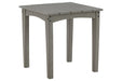 Visola Gray Outdoor End Table - Gate FurnitureEnd Table