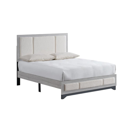 Vivienne - White Upholstered Queen Bed - CB2450-Q-Bed-White